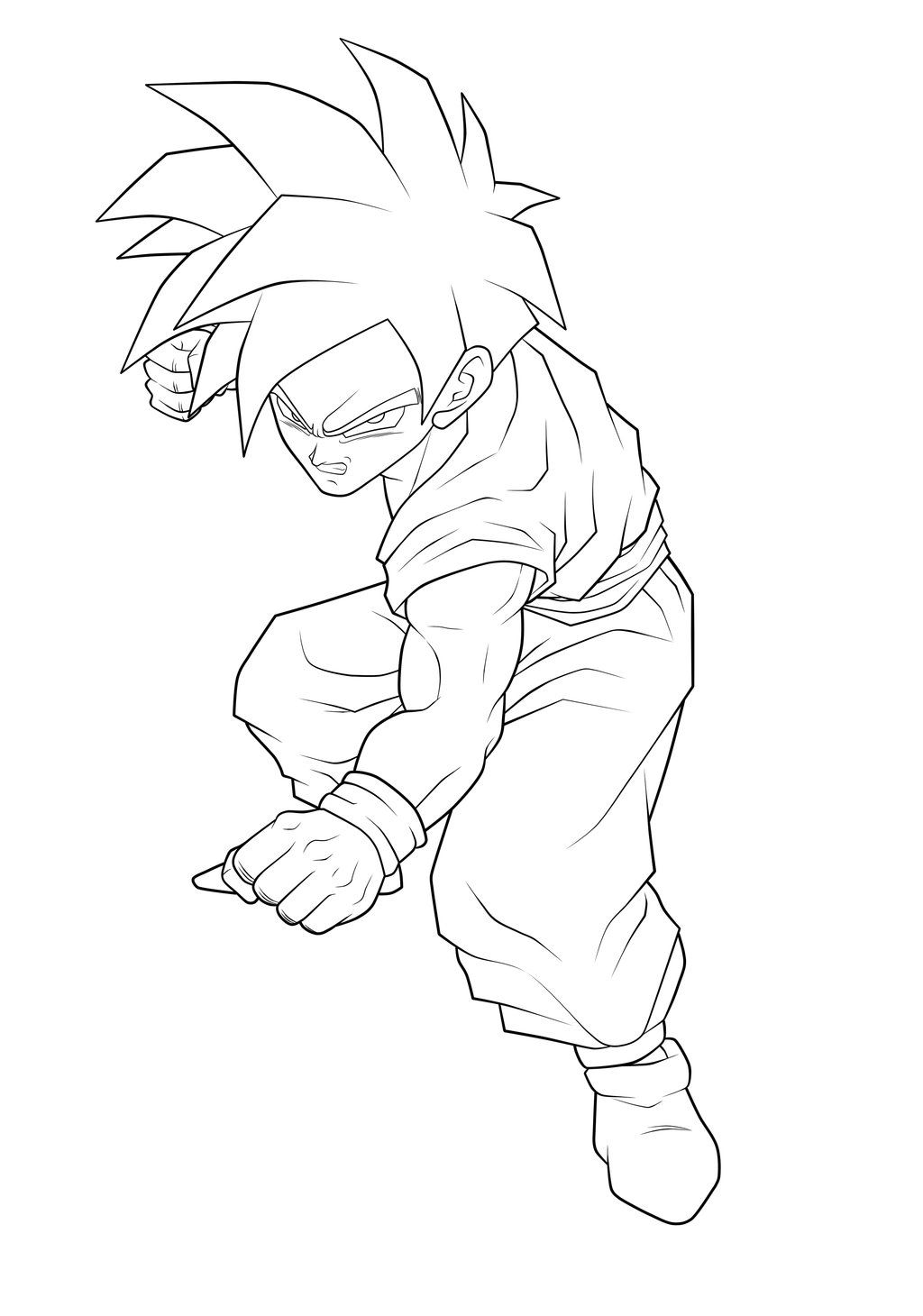 1024x1460 Lineart Dragon Ball Dragon Ball