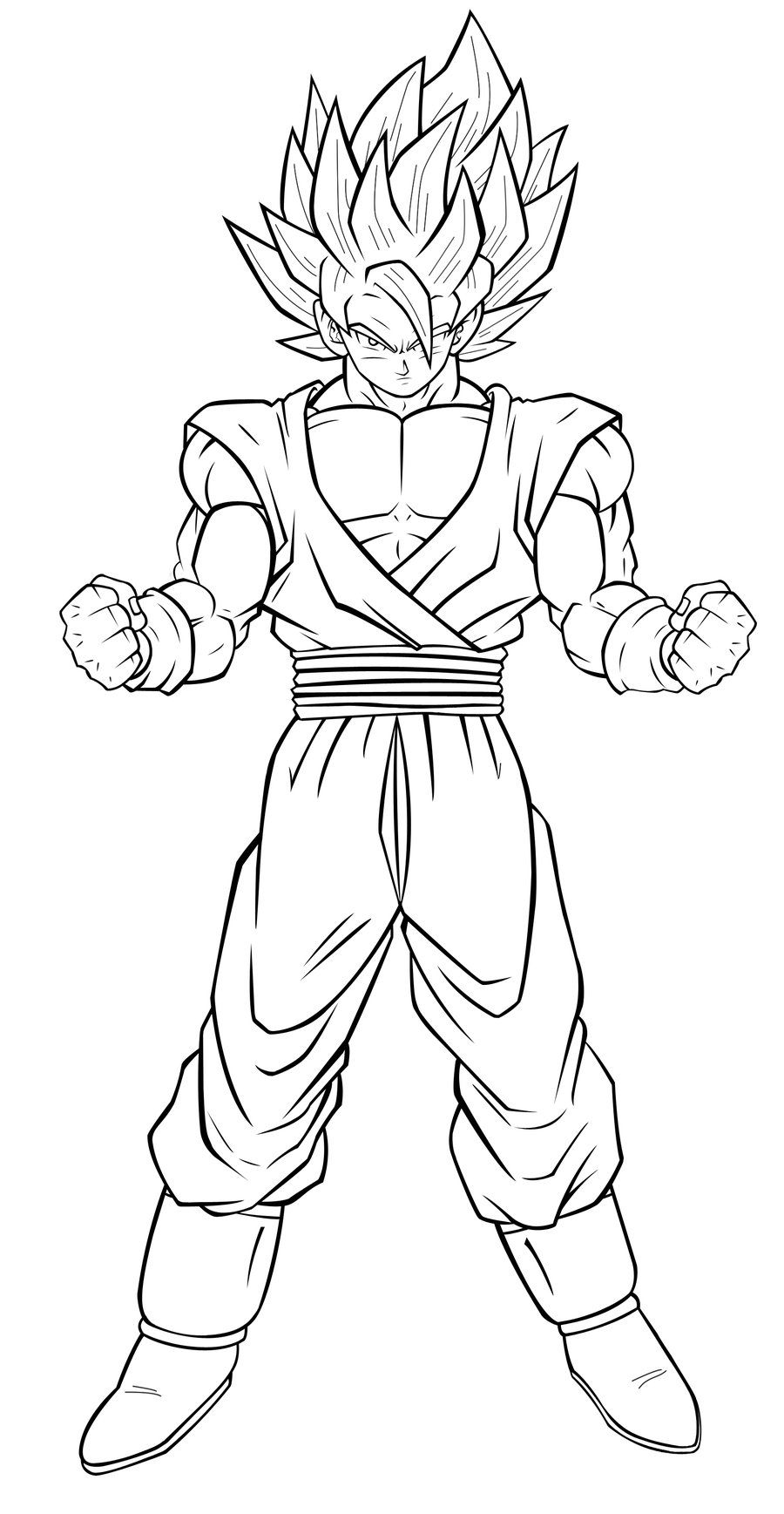 900x1737 Growth Goku Super Saiyan Coloring Pages Vege