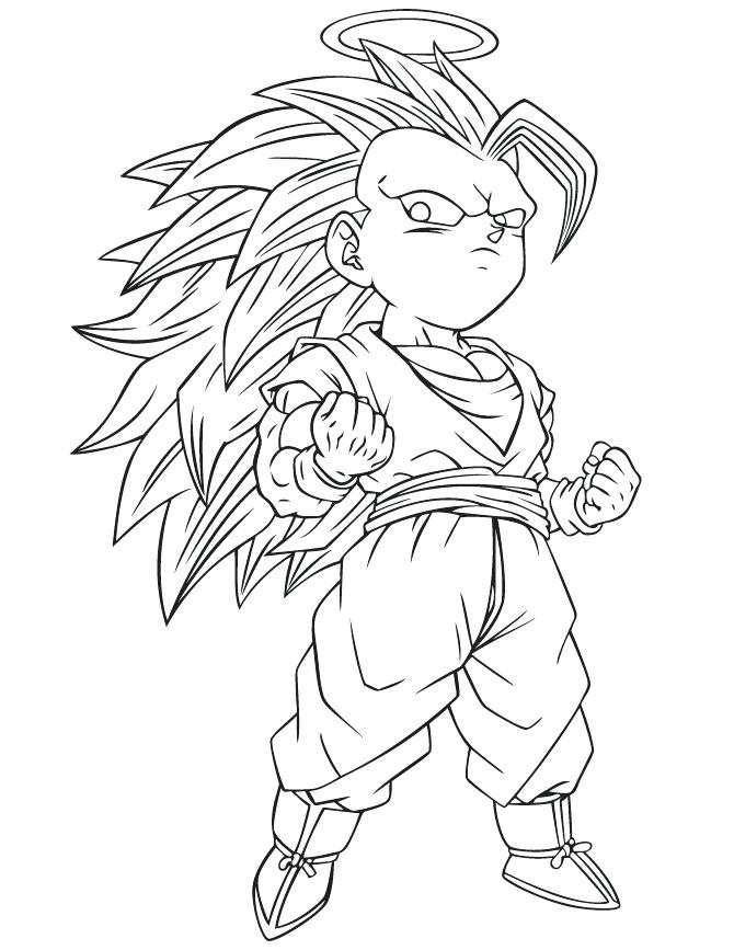 670x867 Dragon Ball Z Coloring Pages Goku Super Saiyan Dragon Ball Z