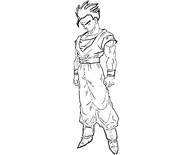 640x533 Goku Coloring Pages Printable Coloring Pages Printable Dragon Ball