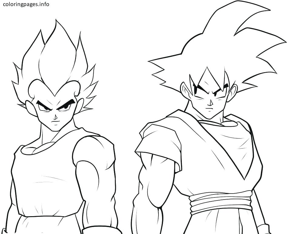 947x775 Ideas Goku Coloring Pages And Black Coloring Pages Goku