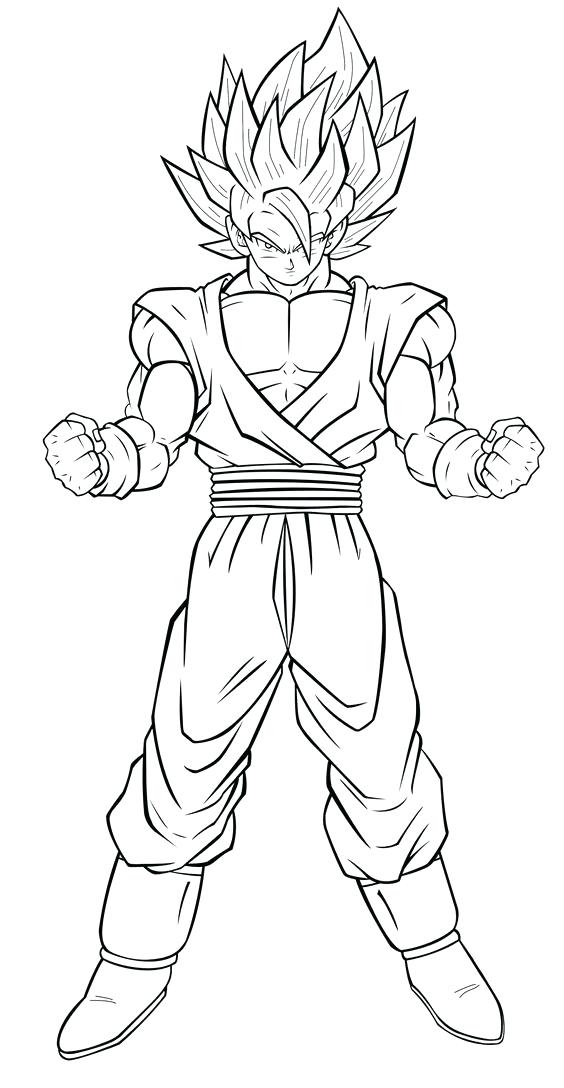 564x1088 Goku Coloring Page Super Coloring Pages Images Birthday Goku