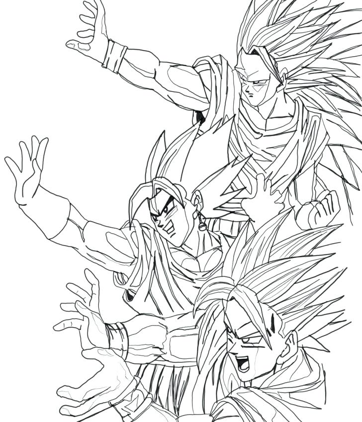 728x849 Goku Coloring Pages Coloring Pages Son Goku Coloring Pages