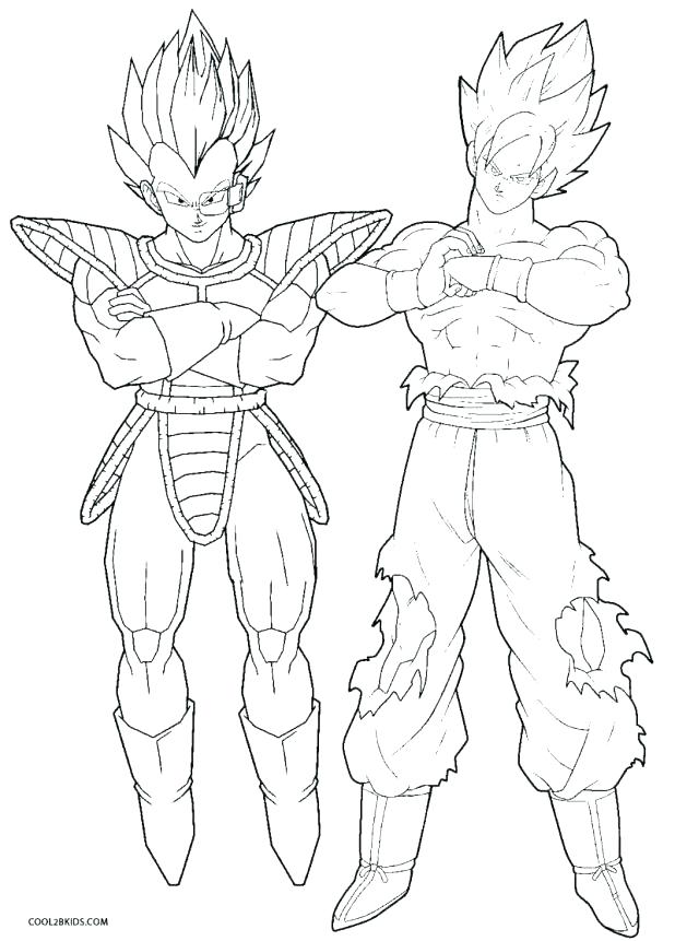 618x861 Goku Super Saiyan Coloring Pages Wonderful God