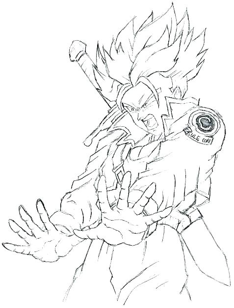 477x627 Goku Super Saiyan Coloring Pages Coloring Sheets Dragon Ball Z