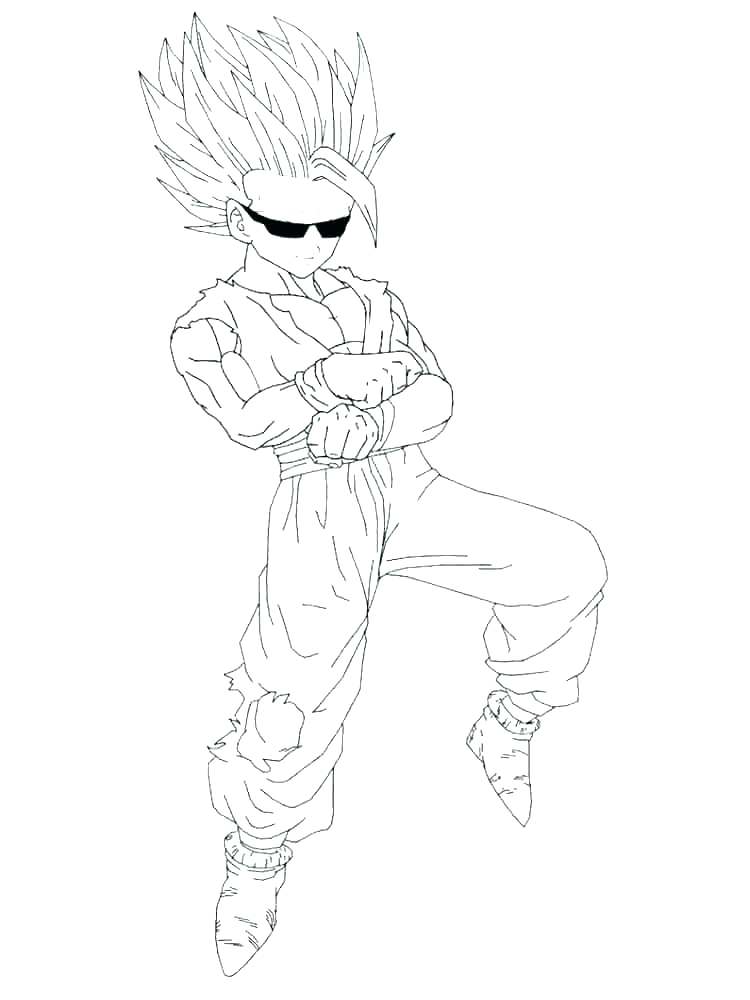 750x1000 Goku Super Saiyan Coloring Pages Super Coloring Pages Goku Super