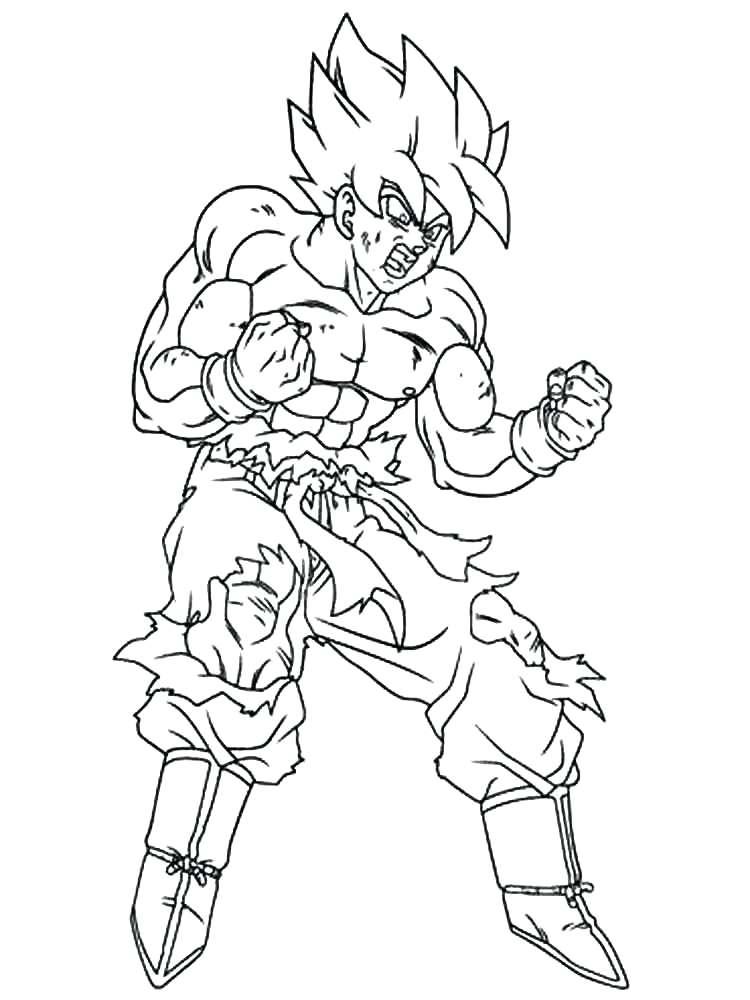 750x1000 Super Saiyan Coloring Pages Coloring Pages Dragon Ball Coloring