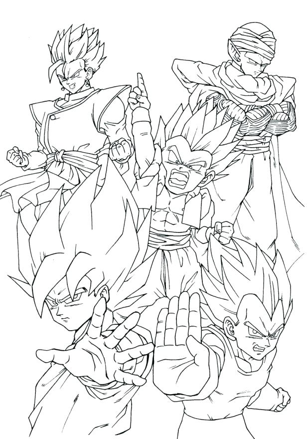618x880 Dragon Ball Z Coloring Pages Goku Super Saiyan Coloring Pages