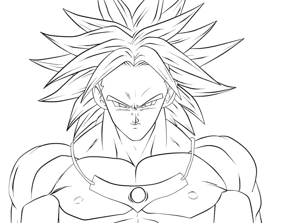 940x733 Goku Super Saiyan Colouring Pages Coloring Dragon Ball Awesome