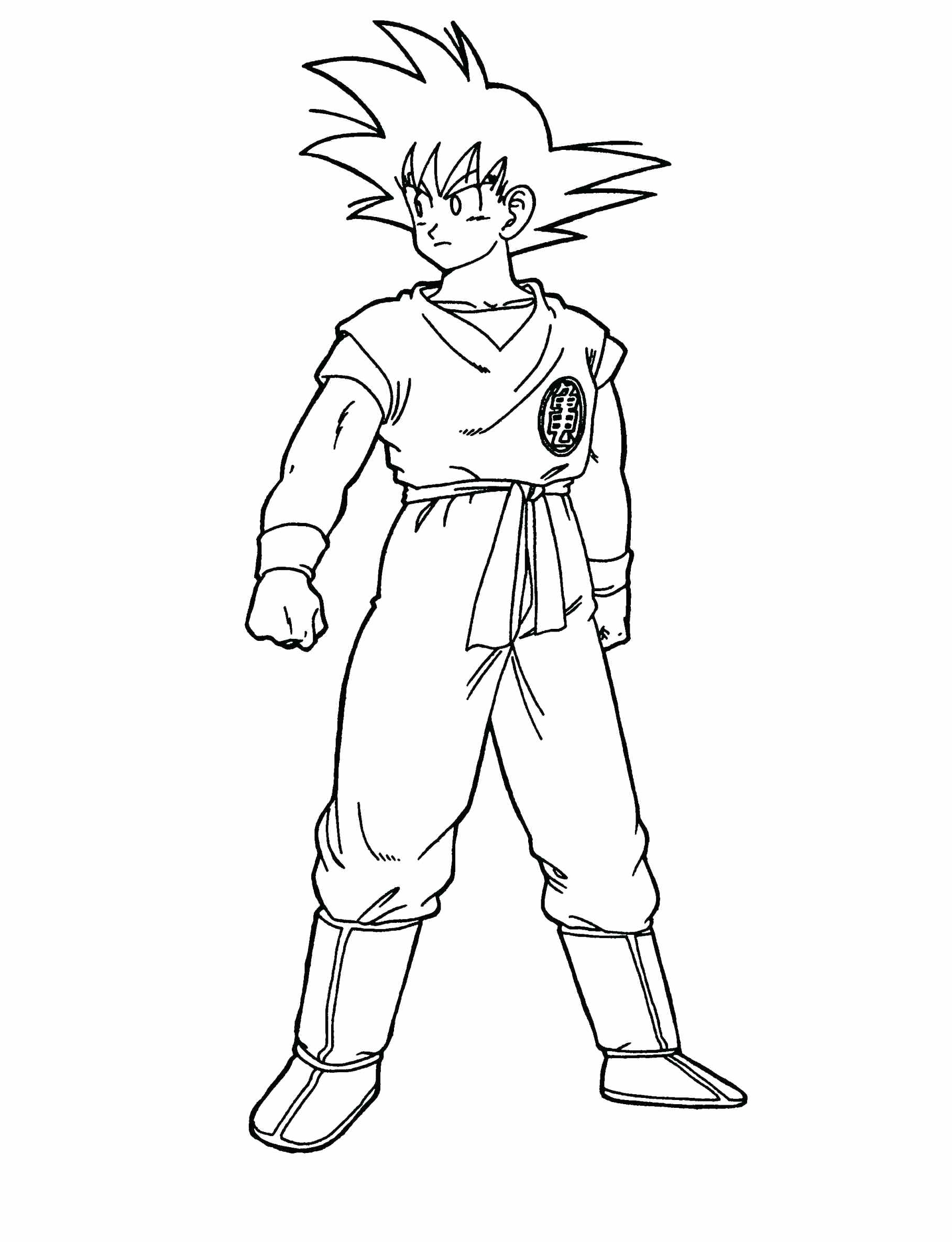 1817x2370 Dragon Ball Z Super Saiyan Coloring Pages New Coloring Super