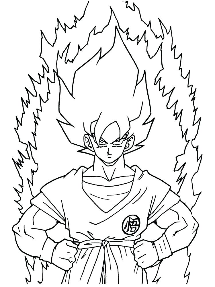 750x1000 Dragon Ball Z Coloring Pages Download And Print Dragon Ball Z