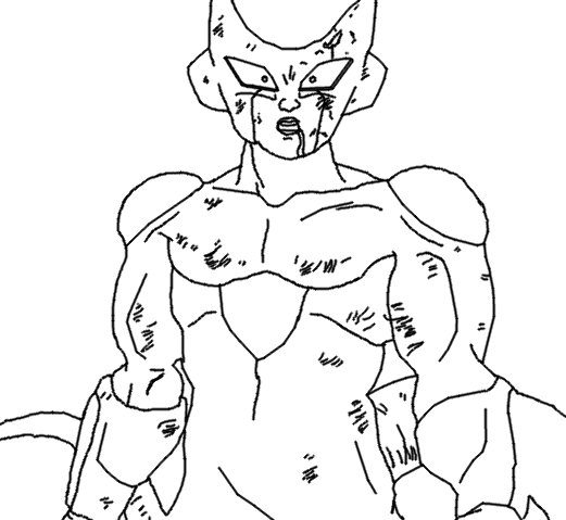 521x479 Frieza Coloring Page