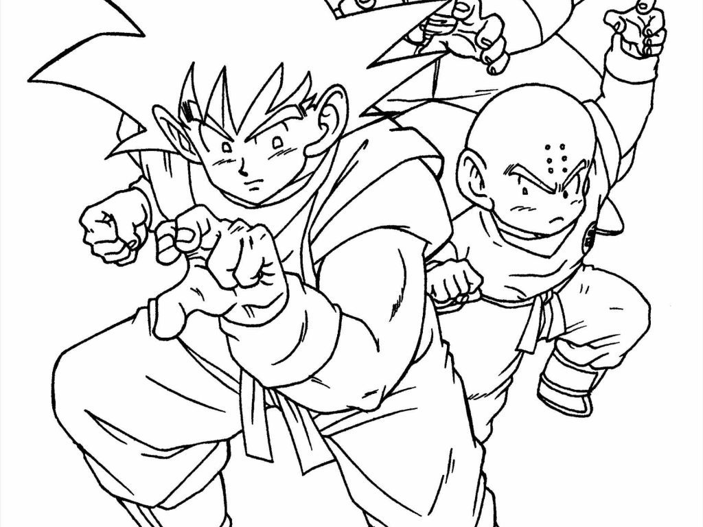 1024x768 Gotenks Coloring Pages