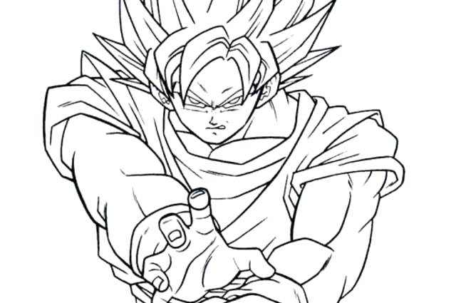 640x425 Goku Coloring Games Goku Vs Vegeta Coloring Pages