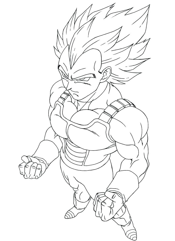 736x1015 Vegeta Super Saiyan Coloring Pages Luxury Goku Super Saiyan