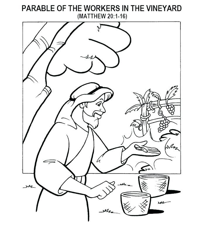 684x778 Coin Coloring Pages Coins Coloring Page Parable Of The Workers