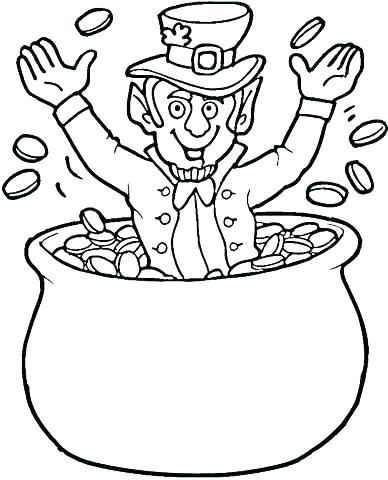 388x480 Pot Of Gold Coloring Pages Pot Of Gold Coloring Page Click To See