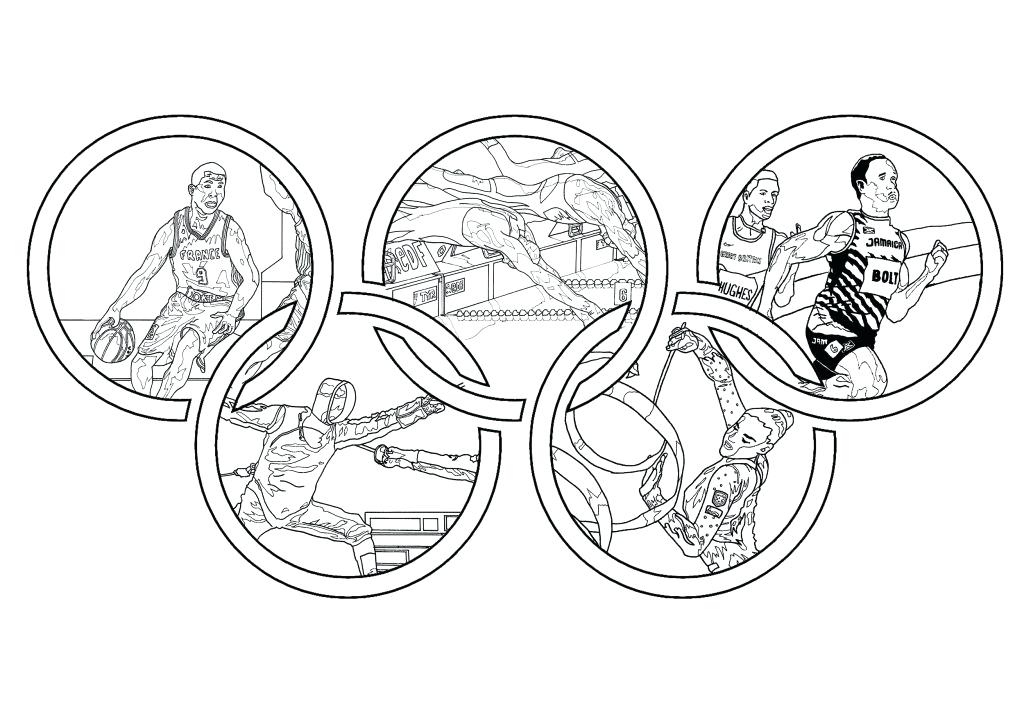 1024x724 Olympic Rings Colouring Page Pdf Coloring Special