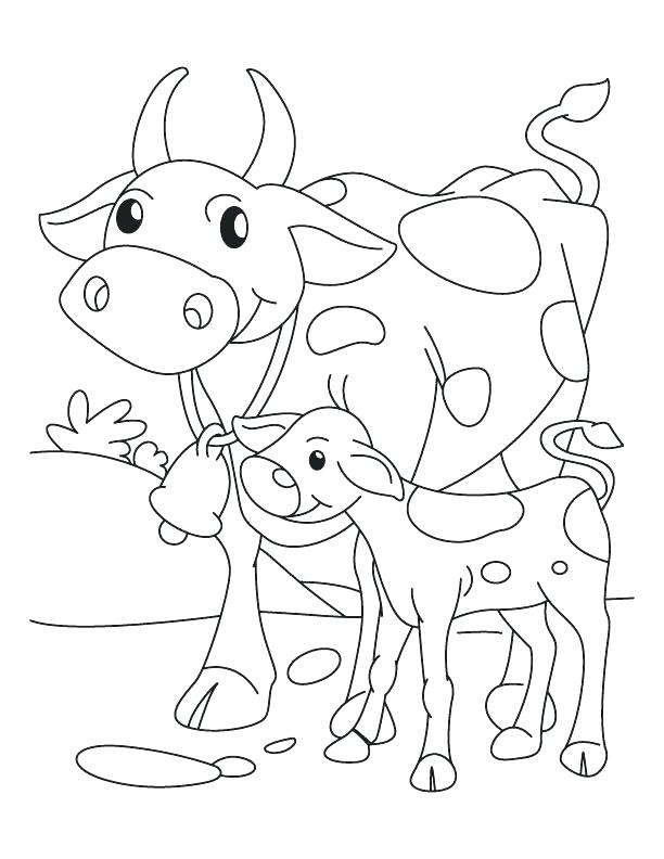 612x792 Golden Calf Coloring Page Golden Calf Coloring Page Cow Mother