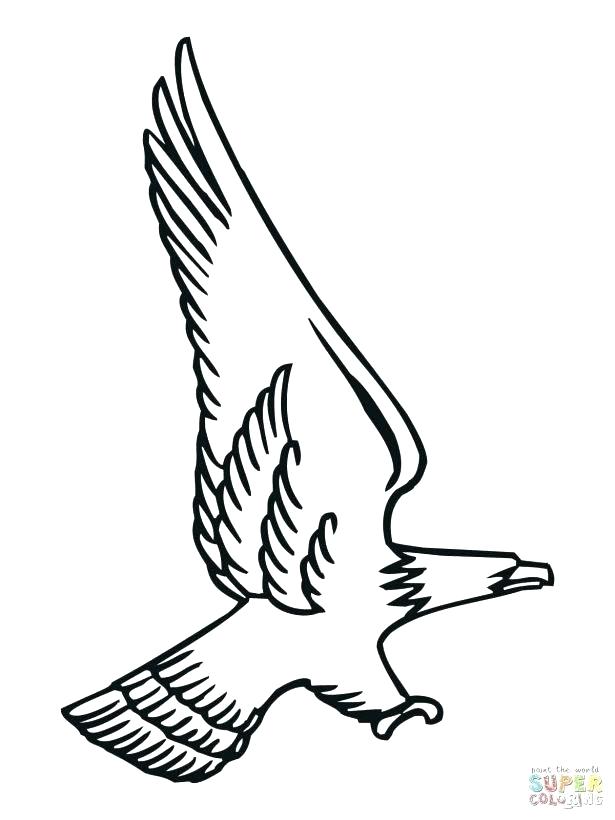 615x820 Golden Eagle Coloring Page