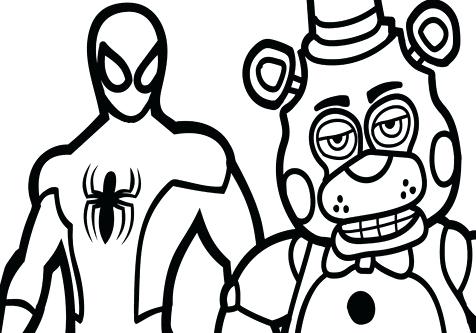 476x333 Freddy Coloring Pages Five Nights At Printable Coloring Sheets