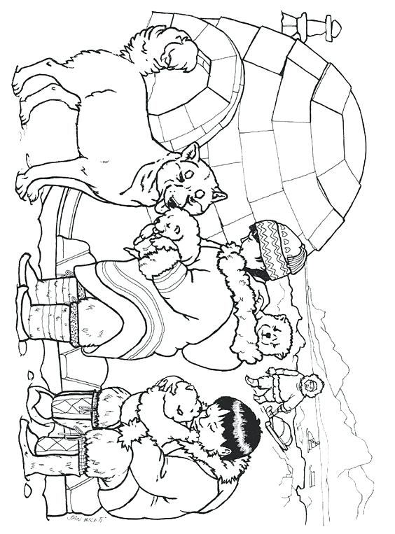 564x763 Goldie And Bear Coloring Pages Three Snow Bears Husky Pups