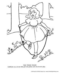235x288 Goldilocks Coloring Page Of The Three Bears Bears