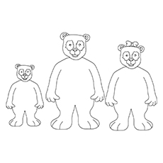 Goldilocks And The Three Bears Coloring Page at GetDrawings | Free download