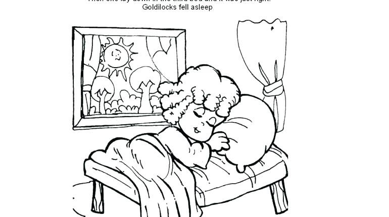 770x430 Goldilocks Coloring Page Coloring Pages And Printable Coloring