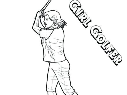 440x330 Golf Coloring Pages
