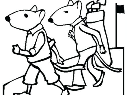 440x330 Bag For Playing Golf Coloring Page Free Printable Coloring Pages