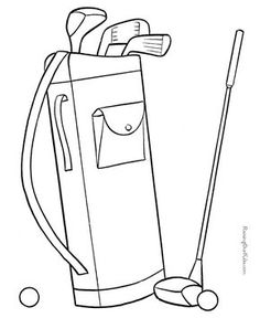 236x288 Make A Hole In One With This Golf Coloring Page Free Coloring