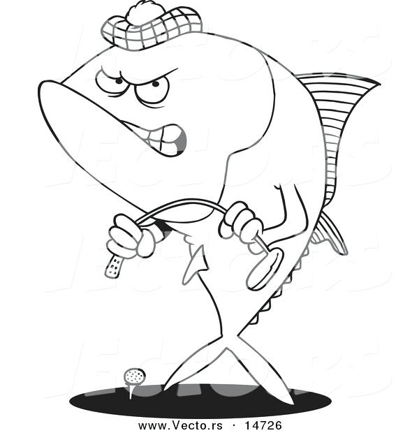 600x620 Tuna Fish Coloring Page Printable Fish Coloring Pages Picture