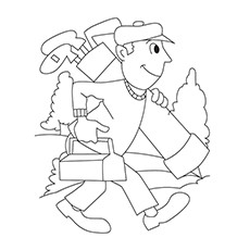 Golf Course Coloring Pages
