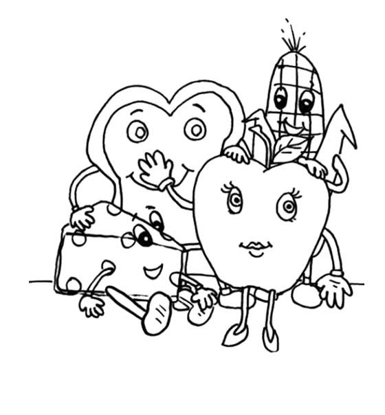 560x604 Make Healthy Food Choices Coloring Page For Kids Kids Coloring