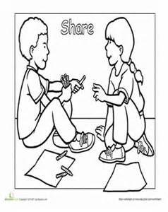 238x300 Good Manners Coloring Pages