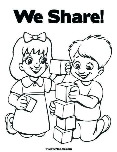 468x605 Manners Coloring Pages Manners Coloring Page Good Manners Coloring