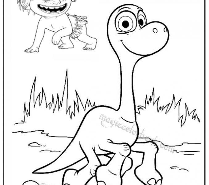 678x600 Good Coloring Pages To Print Good Dinosaur Coloring Pages Free