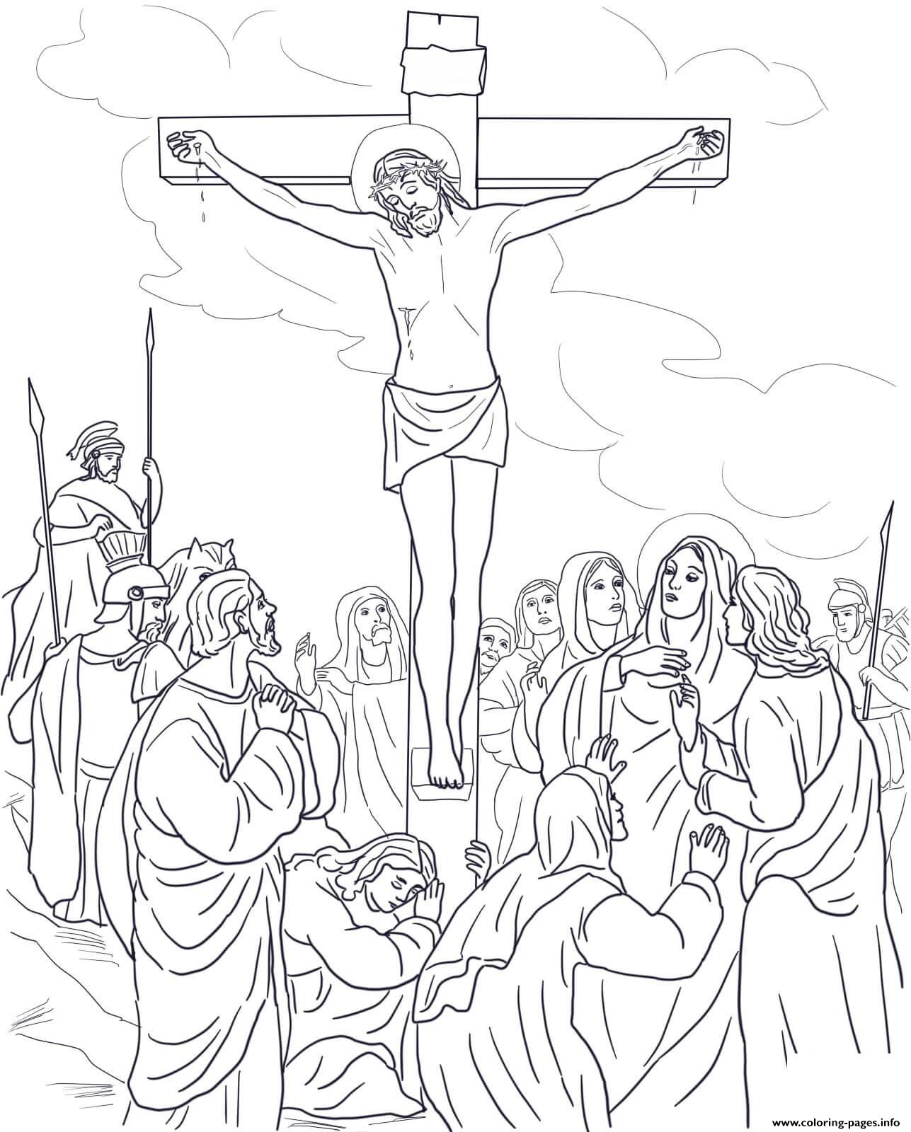 1287x1600 Good Friday Coloring Pages