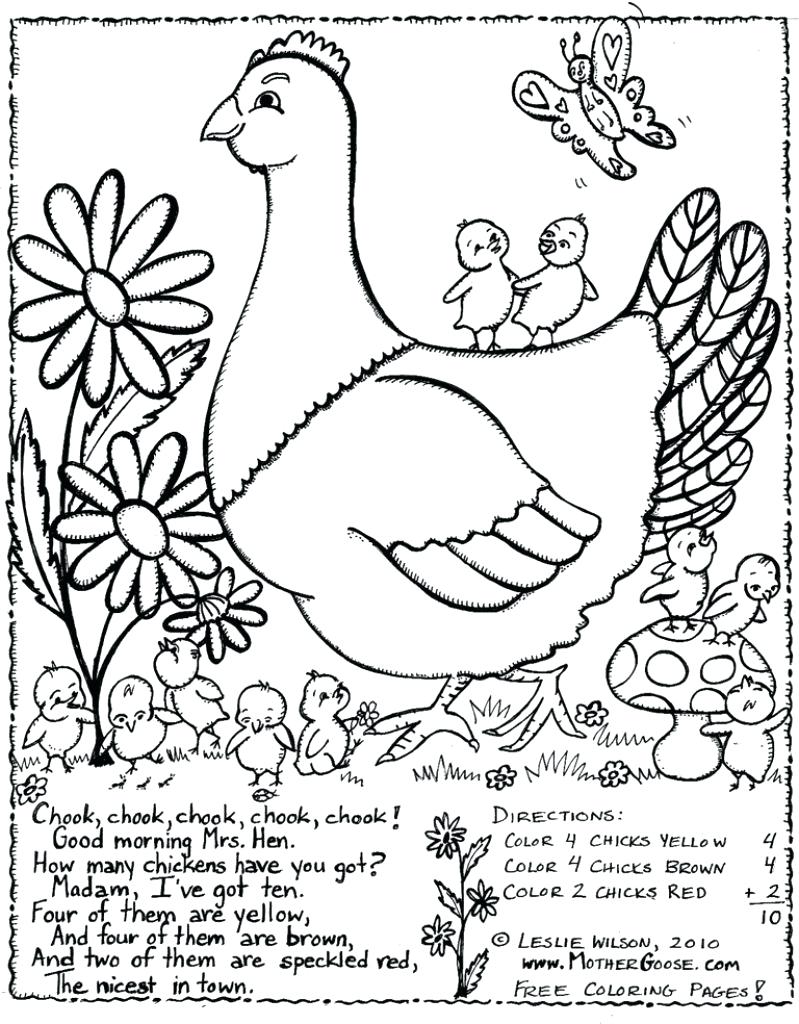 799x1024 Helpful Little Red Hen Coloring Page Pages