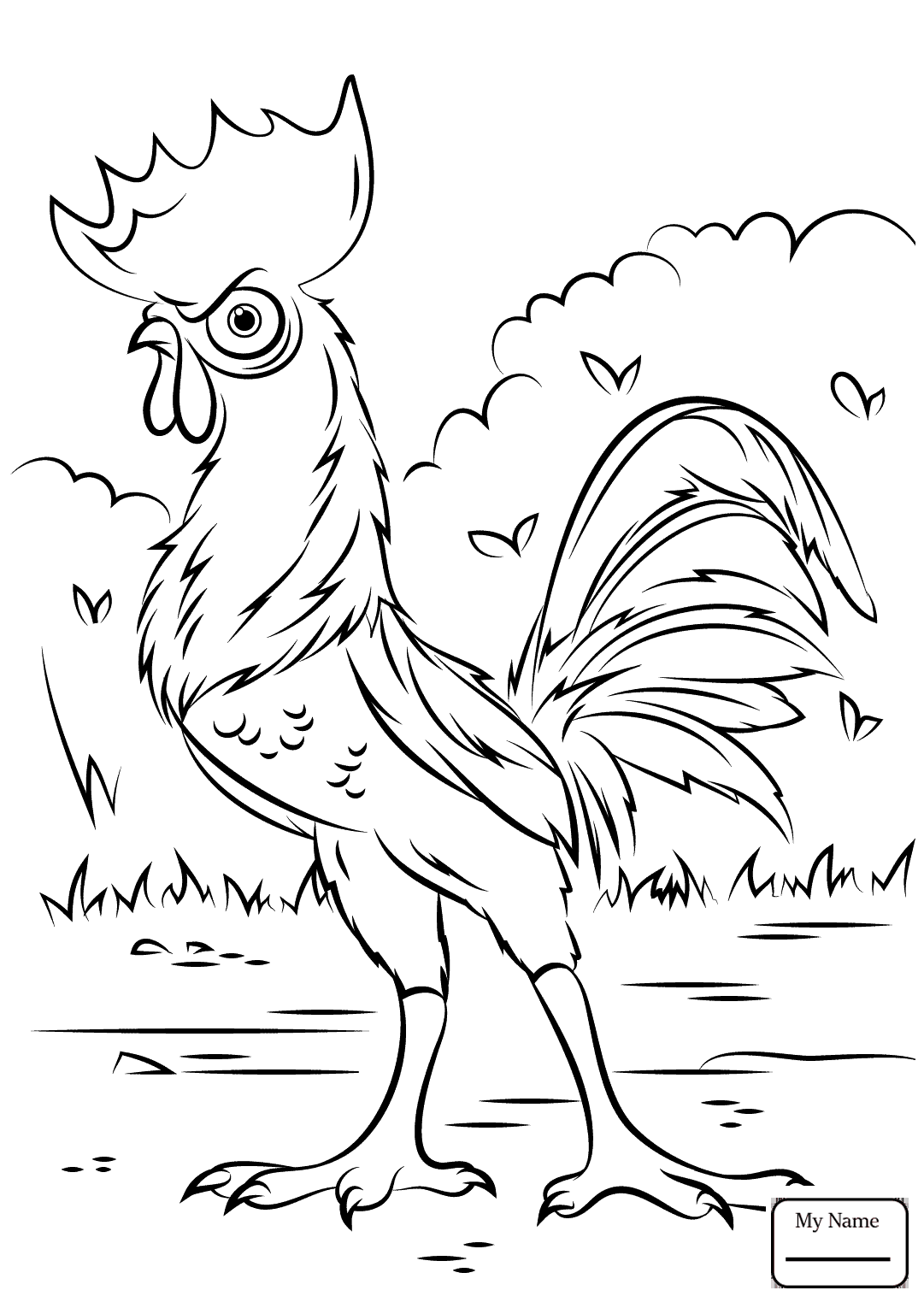 1081x1530 Smartness Ideas Rooster Coloring Page Good Morning Mr Pages Super