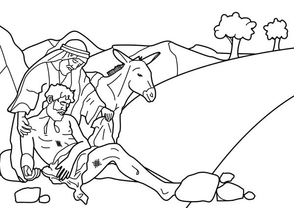 600x424 Good Samaritan Coloring Page Fresh Good Samaritan Coloring Page