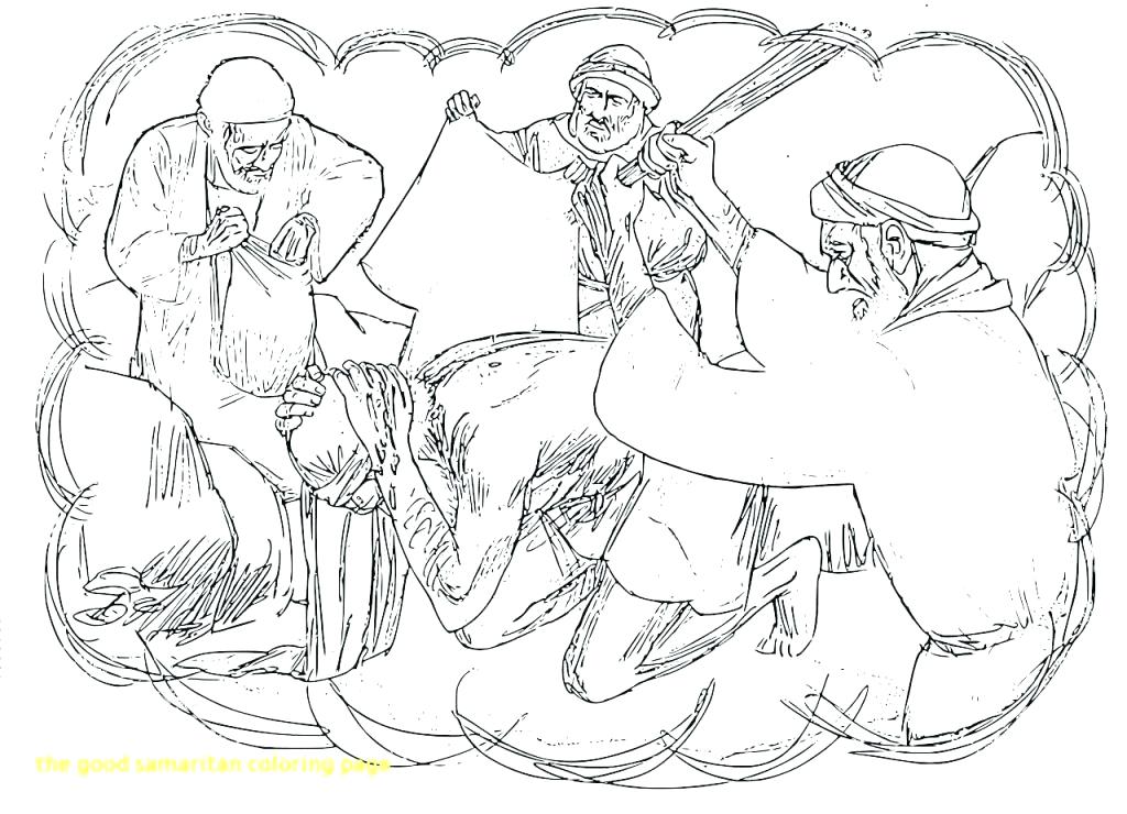 1024x740 Good Samaritan Coloring Pages Good Coloring Page The With Pages