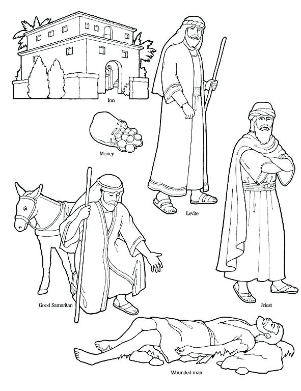 591x768 Good Samaritan Coloring Pages Primary Manual Lesson I Can Be