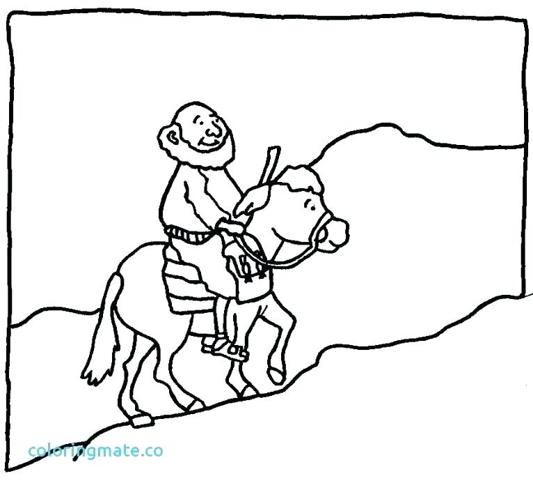 766x703 Good Samaritan Coloring Page