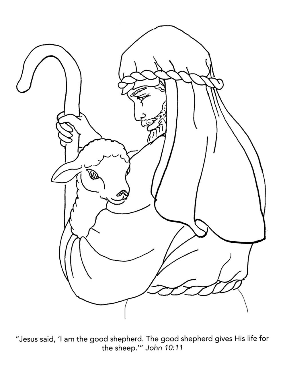 1008x1300 Good Shepherd Coloring Pages Free Zuckett