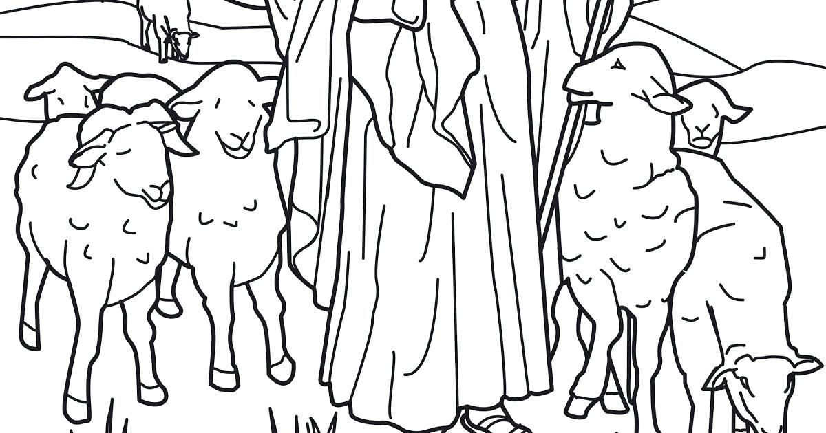 1200x630 Jesus The Good Shepherd Coloring Pages Bible Coloring Pages
