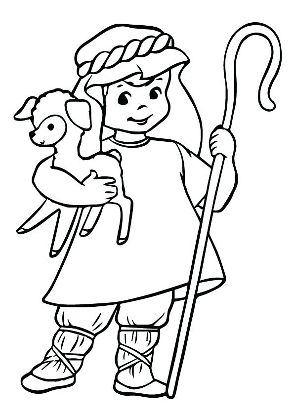 595x842 Shepherd Coloring Pages The Good Shepherd Coloring Pages Holiday