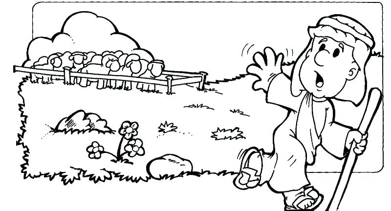 800x433 Tested Lost Sheep Coloring Page The Good Shepherd And Activity