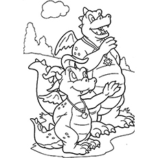 230x230 Top Free Printable Dragon Tales Coloring Pages Online